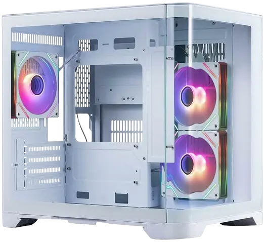 Корпус 1stPlayer UV5-WH-2FC7R-W-1FC7-W ARGB White - фото 2