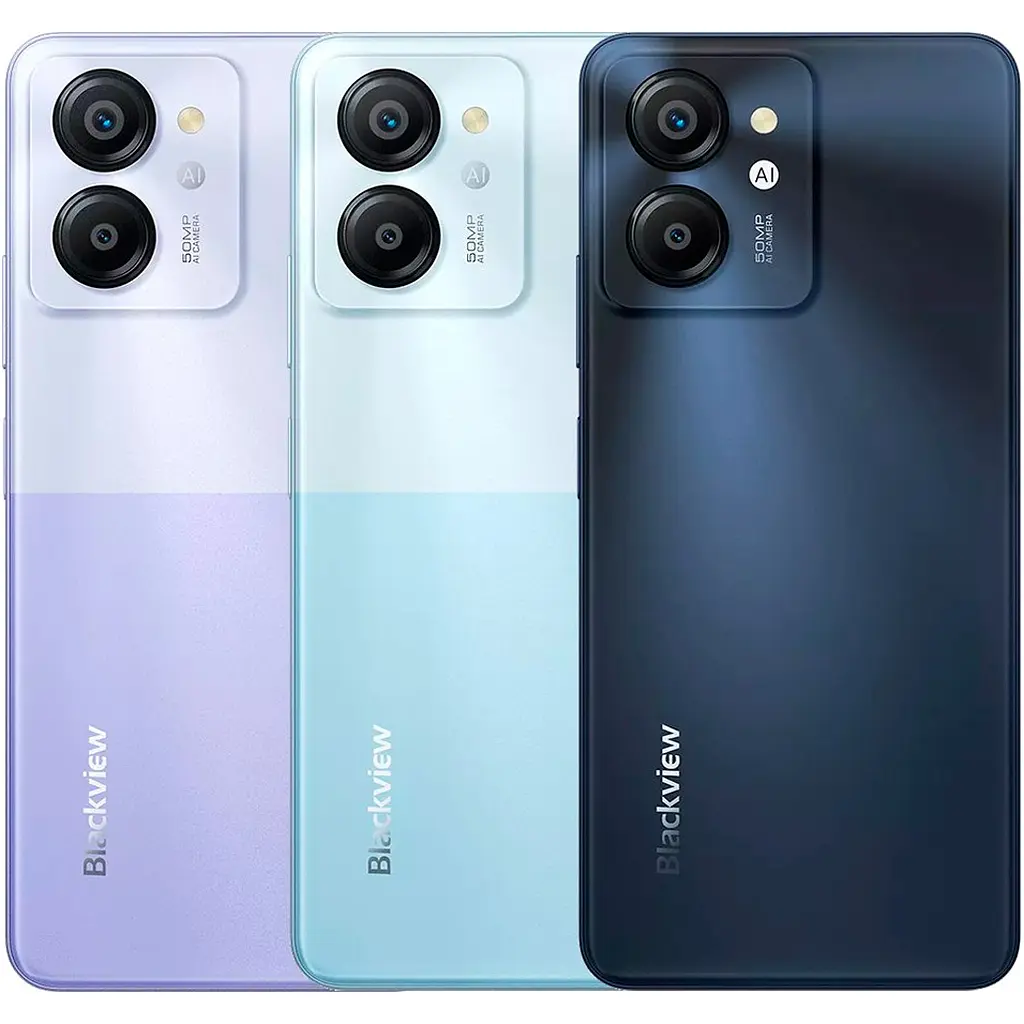 Смартфон Blackview Color 8 8/256Gb Global EU Ripple Blue [105755] - фото 8