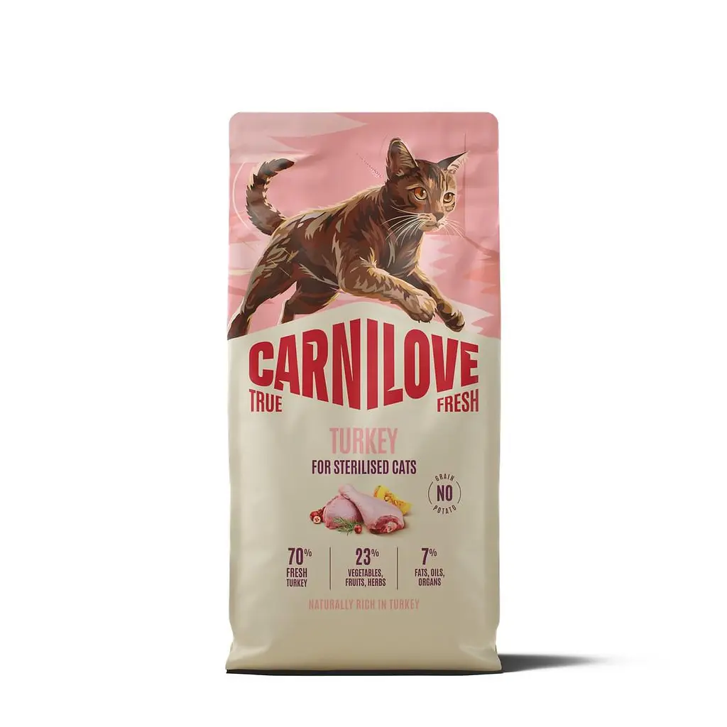 Сухий корм для стерилізованих котів Carnilove True Fresh Turkey Sterilised суперпреміум індичка 6 кг