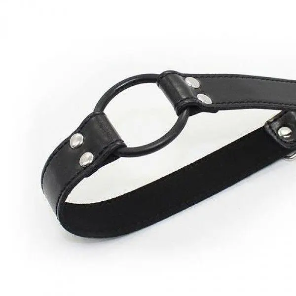 Кляп Toyz4lovers Easy Belt Ring Gag (чорний) - фото 2