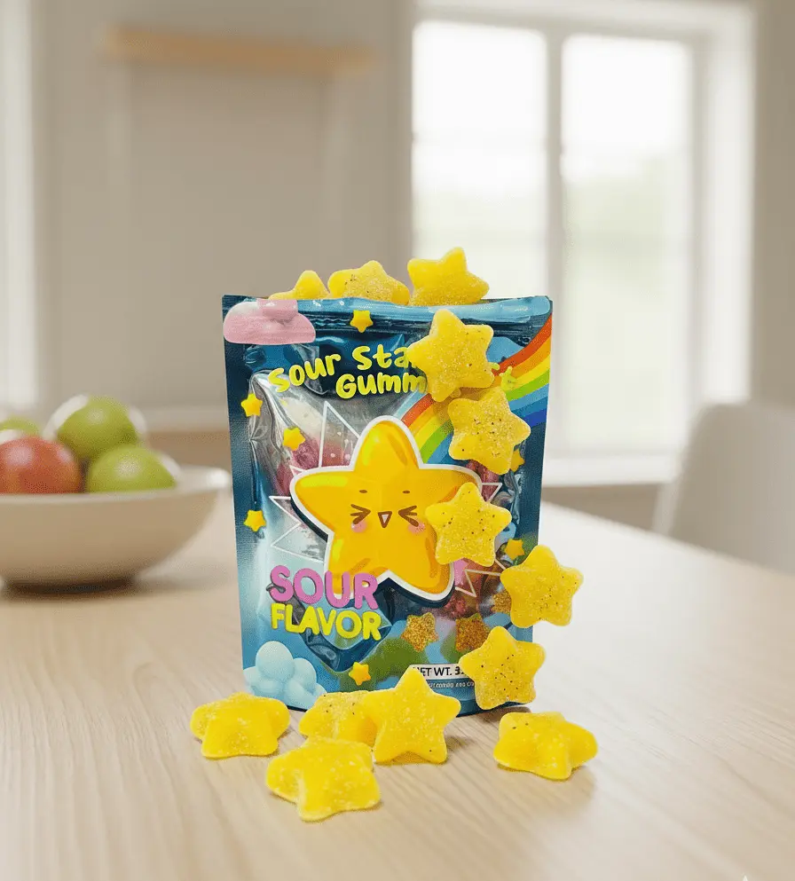 Жувальні цукерки Cokoc Sour Starburst Gummies 100г - фото 3