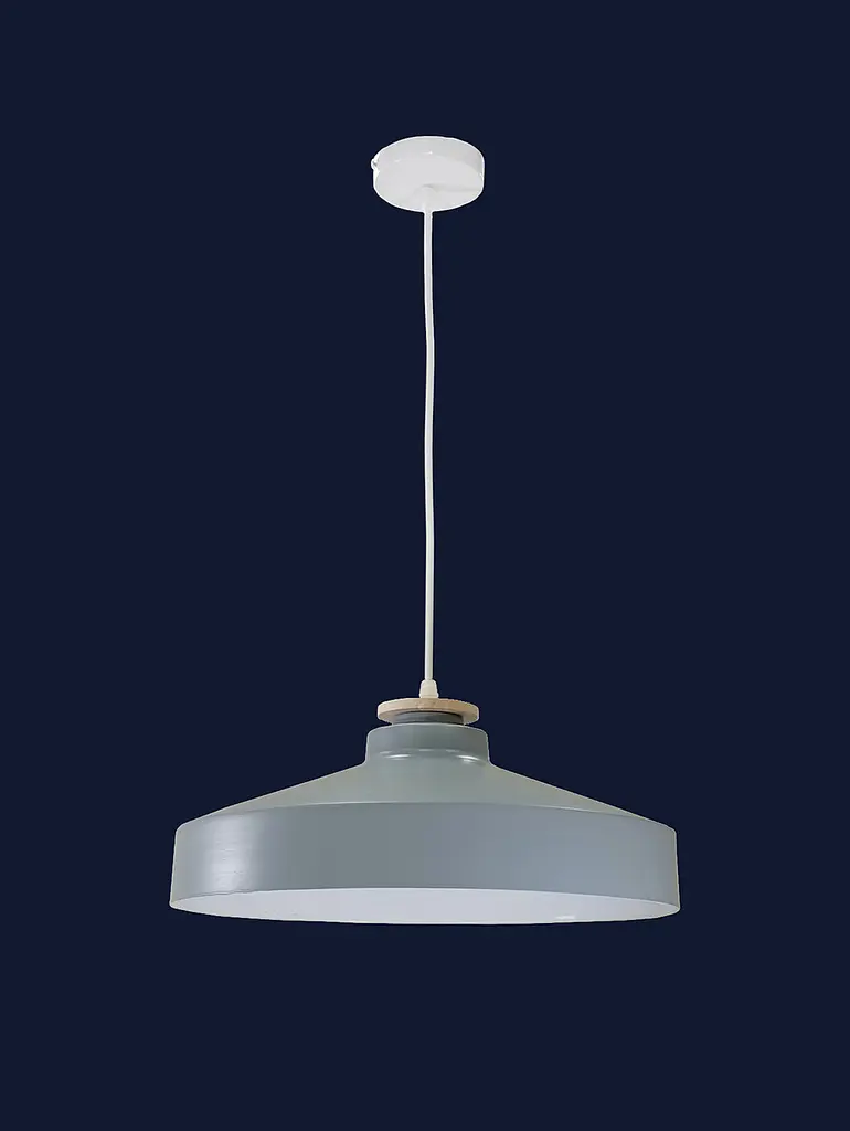 Люстра підвісна в стилі лофт сірого кольору Levistella 9098083-1 GRAY - фото 2