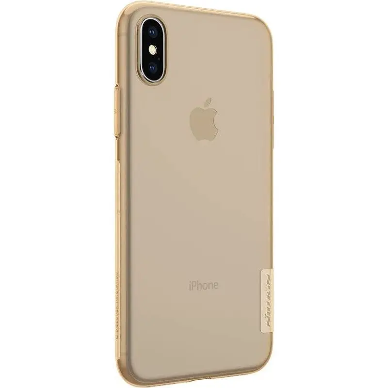 Чохол-накладка Nillkin TPU Nature Case Apple iPhone X Brown - фото 5