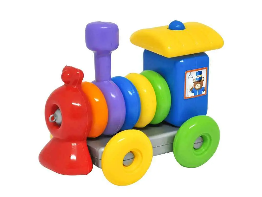 Розвивалка TIGRES Funny train 24x15x2см 14ел арт.39757