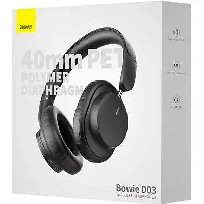Беспроводные наушники полноразмерные Baseus Bowie D03 (NGTD030101) черные - фото 8