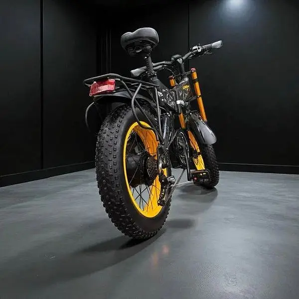 Электровелосипед Volto Lankeleisi X3000 Plus 1000W 18Ah фетбайк алюминиевый желтый - фото 4