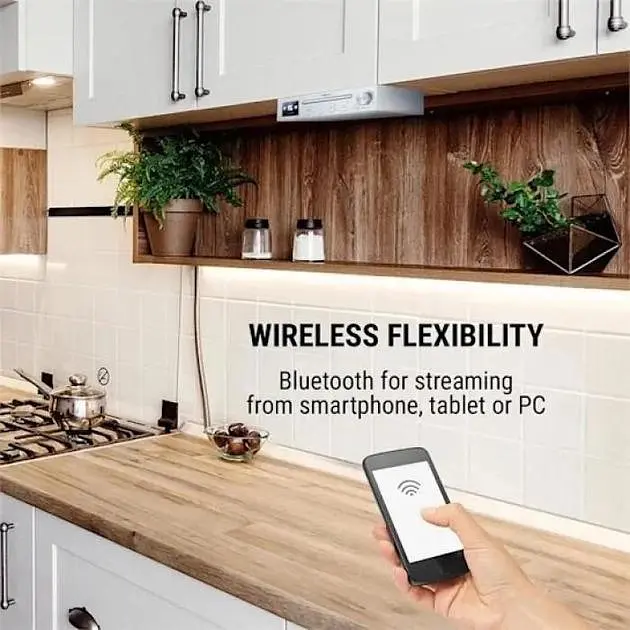 Кухонне інтернет-радіо OneConcept Streamo Chef White (10034051) - фото 3