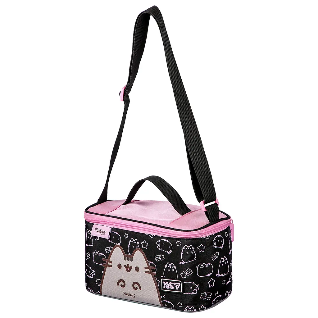 Сумка для ланчу Yes My Pusheen LB-03 чорно-рожева(550609) - фото 3