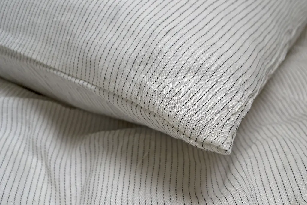 Постельное белье со льна Lotus Home - Karlin stripe linen евро - фото 4