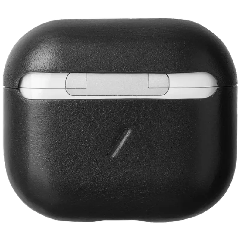 Чехол Native Union Leather Case Black для AirPods 3rd Gen черный (APCSE-LTHR-BLK-V2) - фото 2