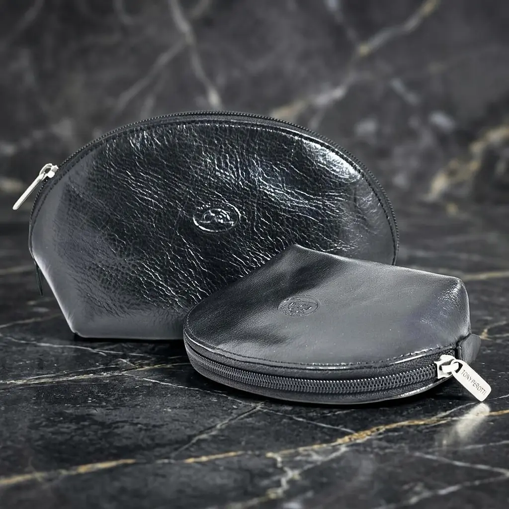 Набір жіночих косметичок Tony Perotti 1583 Italico (90039) Чорний - фото 4