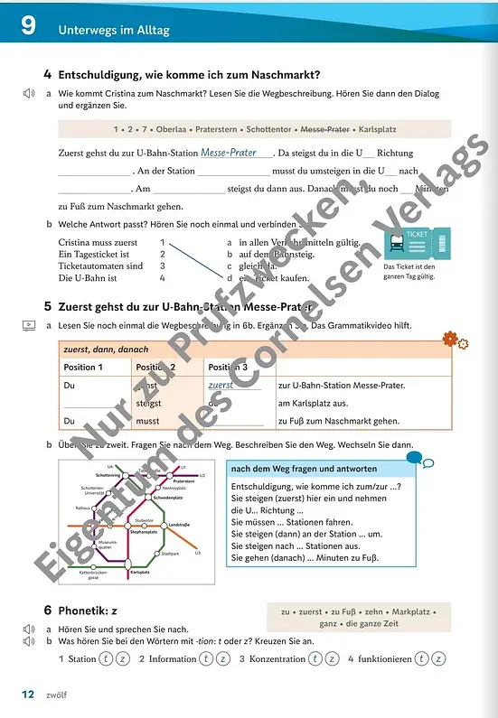 Unterwegs A1.2 Kurs- und Übungsbuch inkl. E-Book und PagePlayer-App - фото 4