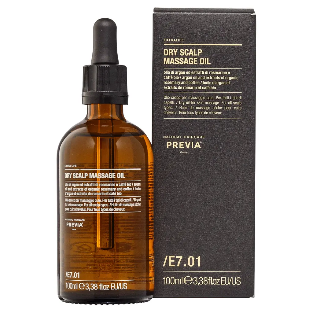 Масажна олія для шкіри голови Previa E7.01 Dry Scalp Massage Oil 100 мл