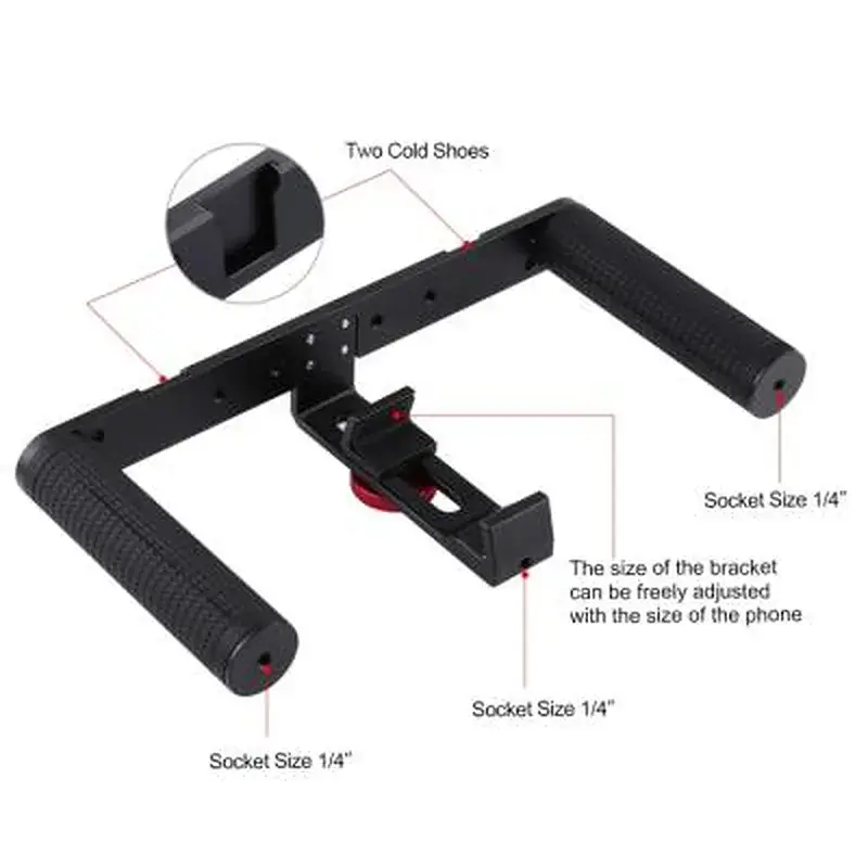 Набір блогера Puluz 4in1 (ring light, mount, phone holder, microphone) (PKT3028) - фото 2
