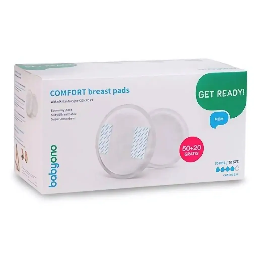 Уценка. Лактационные вкладыши BabyOno Comfort, 70 шт (296) - фото 3