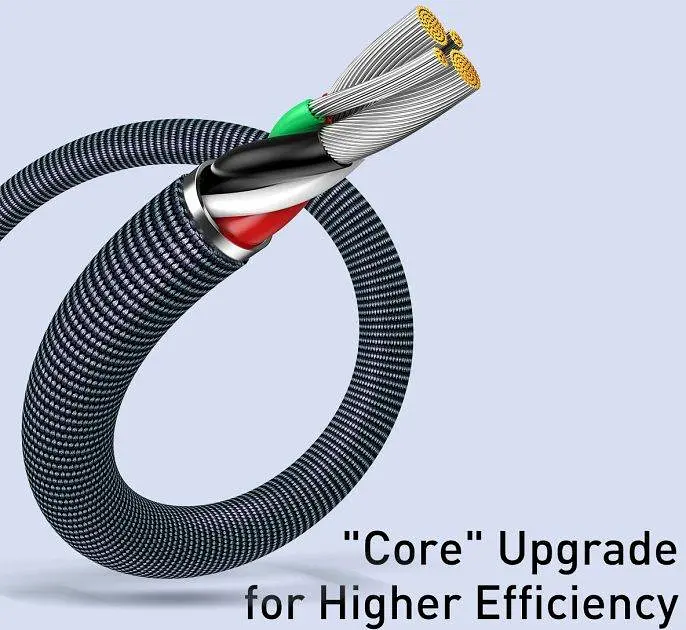 Кабель Baseus Crystal Shine Series Fast Charging Cable USB to Lightning 2.4A 2m CAJY000101 Black - фото 9