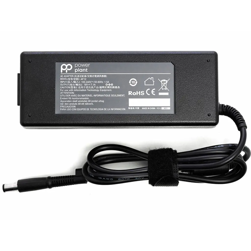 Блок живлення до ноутбуку PowerPlant HP 220V, 19V 135W 7.1A (7.4x5.0) (HP135F7450)
