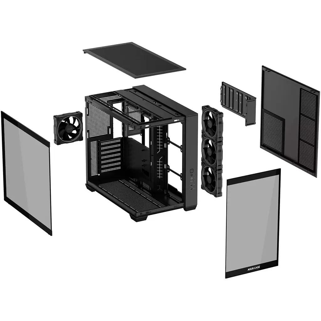 Корпус ASUS A32 PLUS TG ARGB BLACK (90DC00S0-B19000) - фото 12