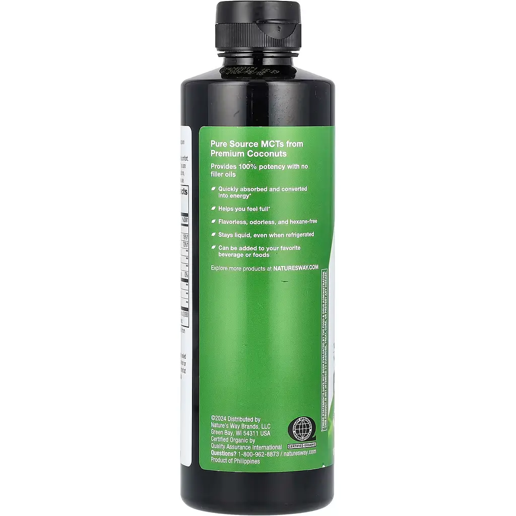 Кокосова олія MCT Nature's Way Oil From Coconut 480 мл - фото 3