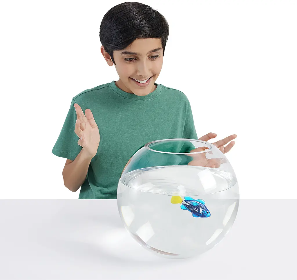 Інтерактивна іграшка Pets & Robo Alive S3 Роборибка, синя (7191-4) - фото 8