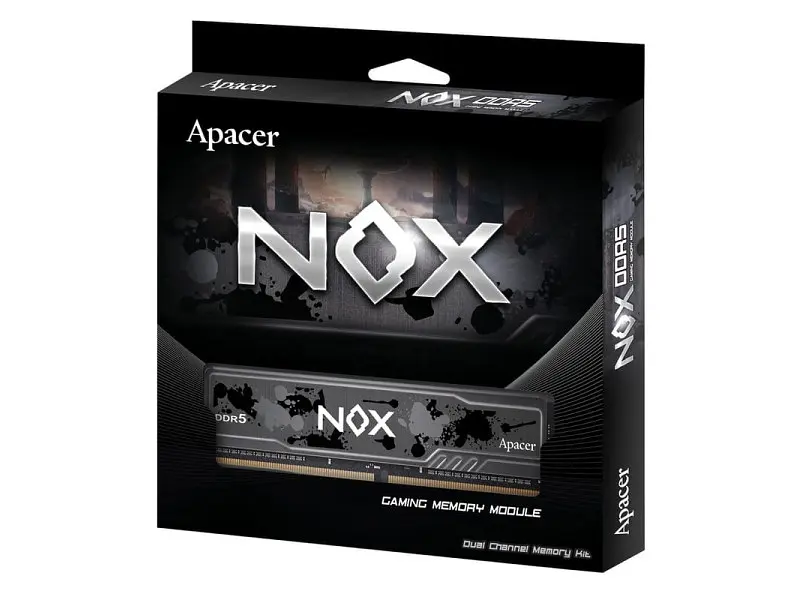 Модуль пам'яті Apacer 32 GB (2x16GB) DDR5 5200 MHz NOX (AH5U32G52C522MBAA-2) - фото 5