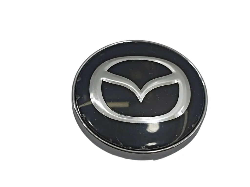 Ковпак колеса Mazda чорний 60 мм пластик метал 1 шт (ковпачок диска) - фото 3