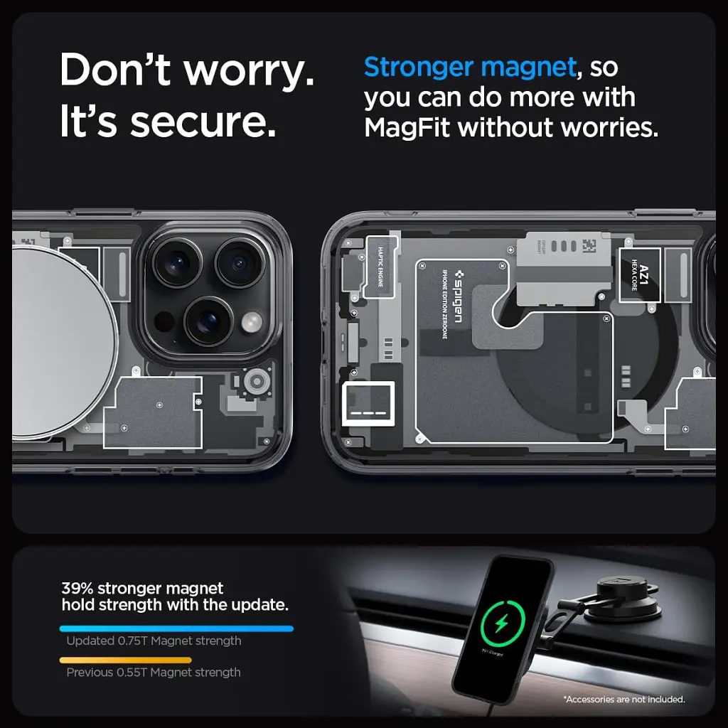 Чехол для мобильного телефона Spigen Apple iPhone 15 Pro Ultra Hybrid MagFit Zero One (ACS06721) - фото 7