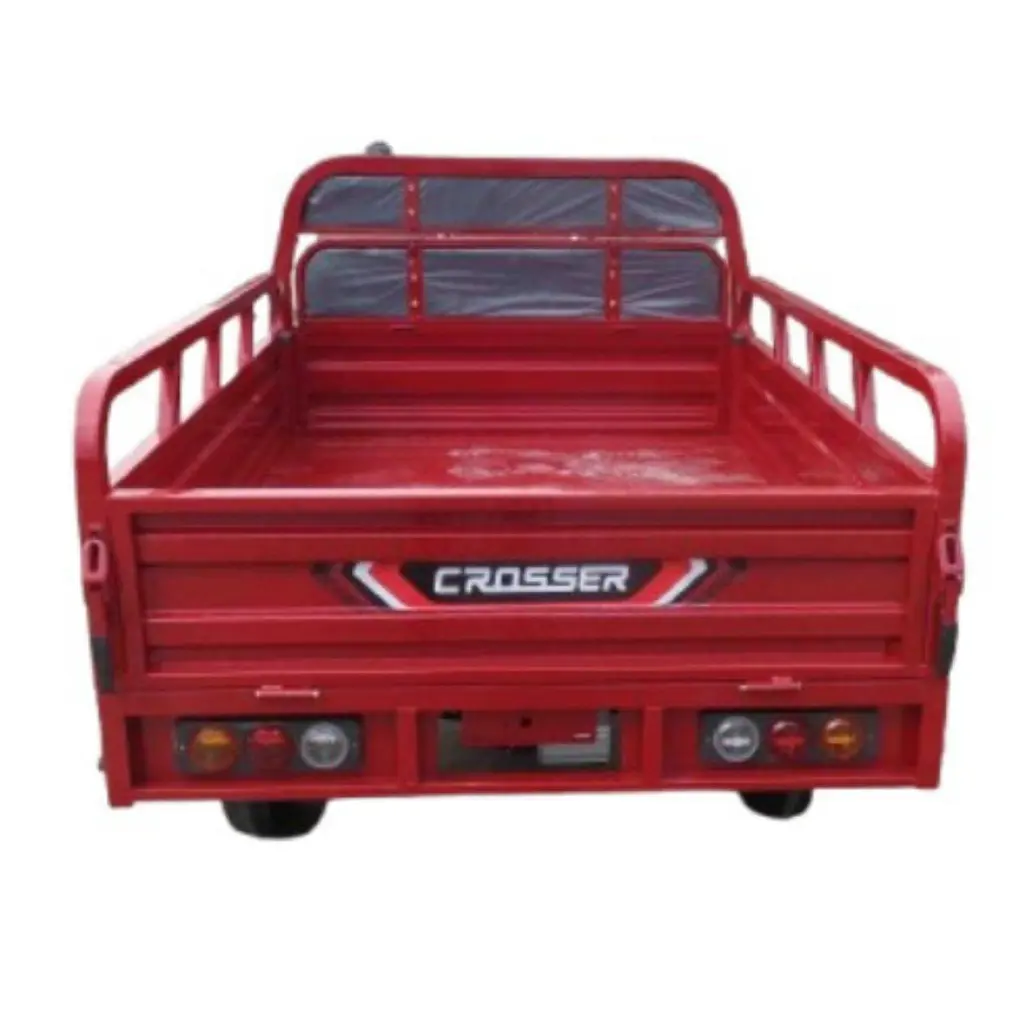 Вантажний електроскутер-самоскид триколісний CROSSER Cargo 16"  (1200W 60V, 58Ah) Червоний - фото 4