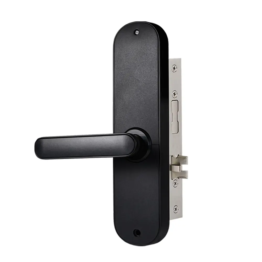 Замок біометричний автономний Trinix TRL-5103BTF Black Right з Bluetooth, зчитувачем відбитків пальців і карт Mifare (65-00013) - фото 3
