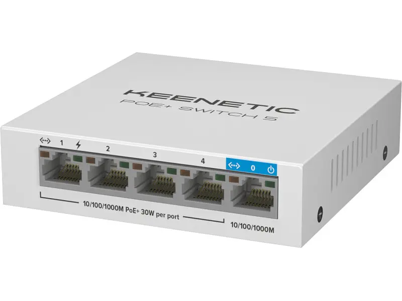 Комутатор Keenetic PoE+Switch5 некерований (KN-4610) - фото 2