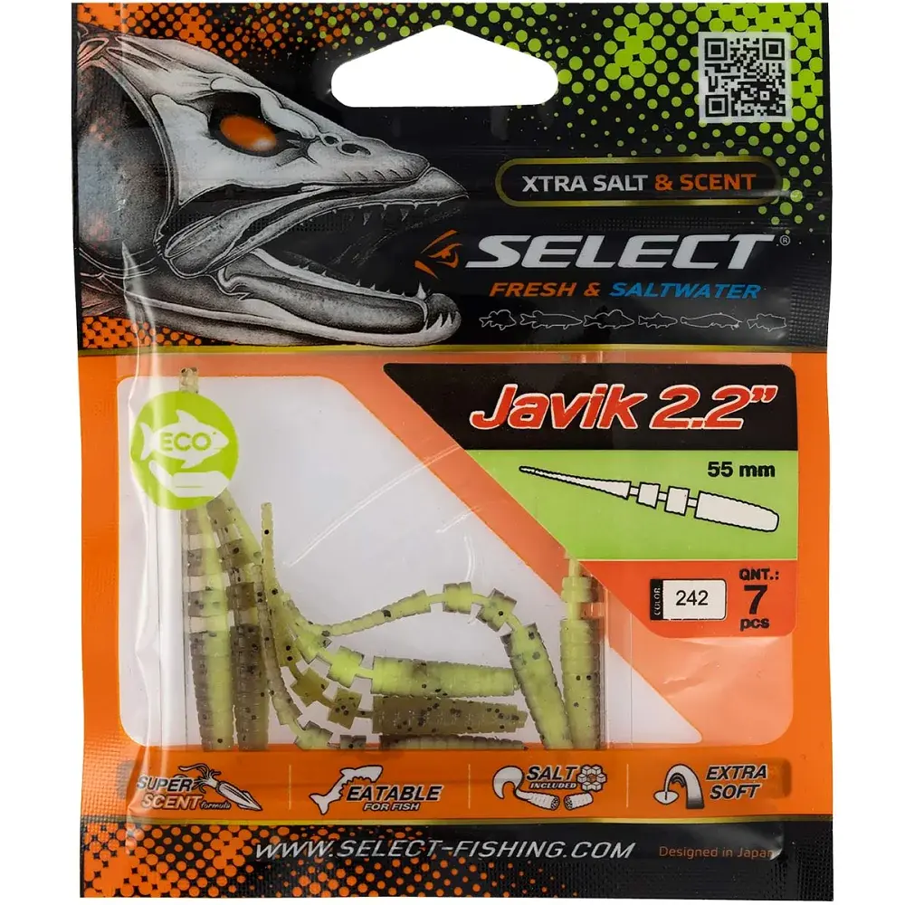 Силікон Select Javik 2.2" #242 (7 шт/уп) - фото 2