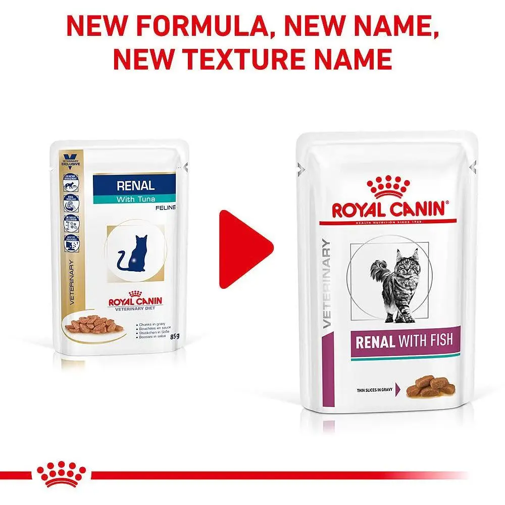 Влажный корм Royal Canin Renal With Fish для кошек с хронической почечной недостаточностью 85 г - фото 2