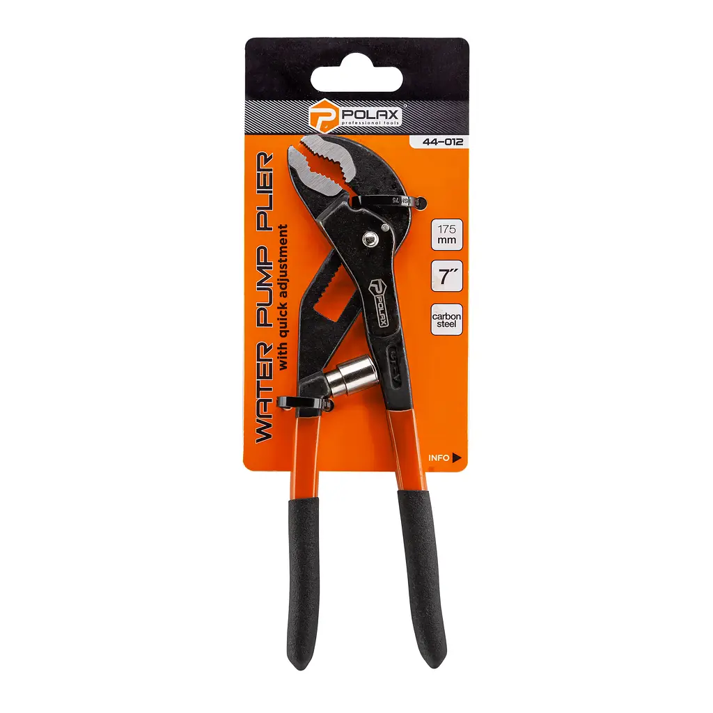 Ключ трубний Polax переставний з ресорою 175 мм (44-012) - фото 5