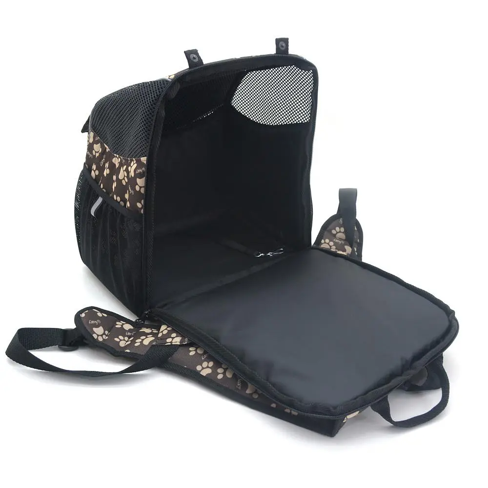 Рюкзак для переноски кошек и собак Zoo-hunt Глория №0 16 х 26 х 30 см - фото 3