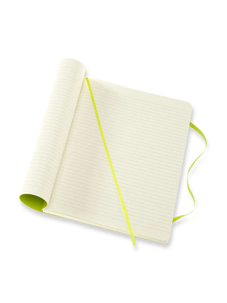 Записник Moleskine Classic великий, Лінійка Лимонний Зелений М'який (QP621C2) - фото 4
