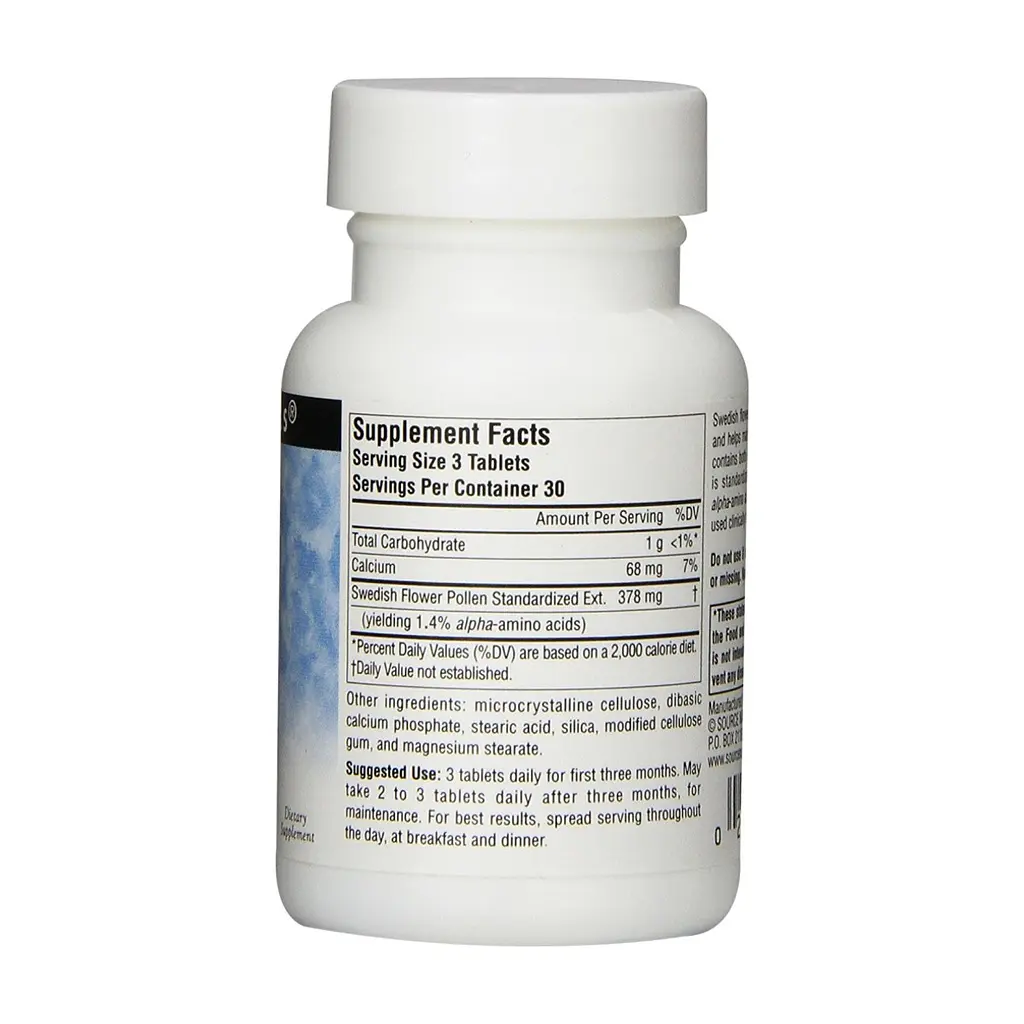 Витаминно-минеральный комплекс Source Naturals Комплекс для Поддержки Функции Простаты, Swedish Flower Poll (SNS-01297) - фото 2
