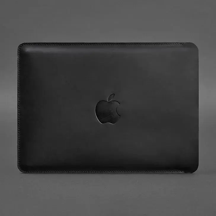 Шкіряний чохол BlankNote для MacBook 15-16 Чорний - фото 3