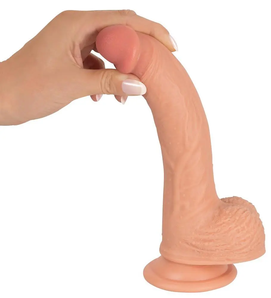 Фалоімітатор Realistixxx Real Lover Medium 21.7 см тілесний - фото 5
