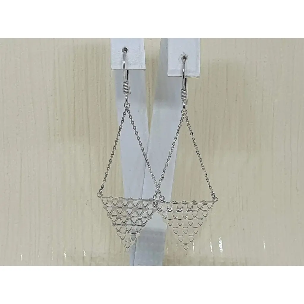 Срібні сережки-підвіски Qvaliz. 90200878 - фото 2