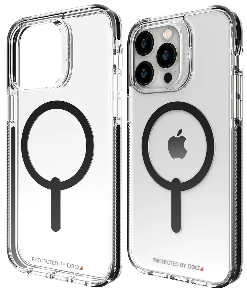Оригінальний протиударний чохол Gear4 Santa Cruz MagSafe для iPhone 14 Pro Clear Black (702010123) - фото 10