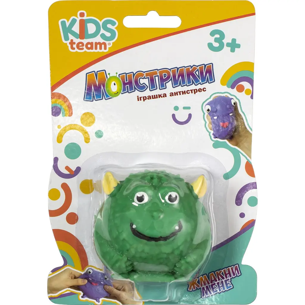 Іграшка-антистрес Kids Team Монстрики зелена (CKS-10497_1) - фото 2