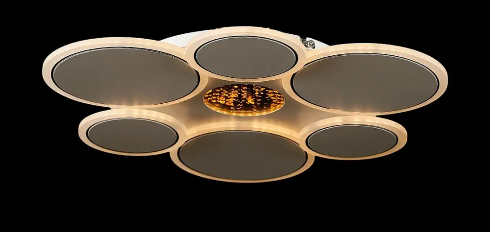 Люстра стельова LED Splendid Ray L2639/560/6+1, 112W, білий, з пультом, сучасний стиль - фото 3