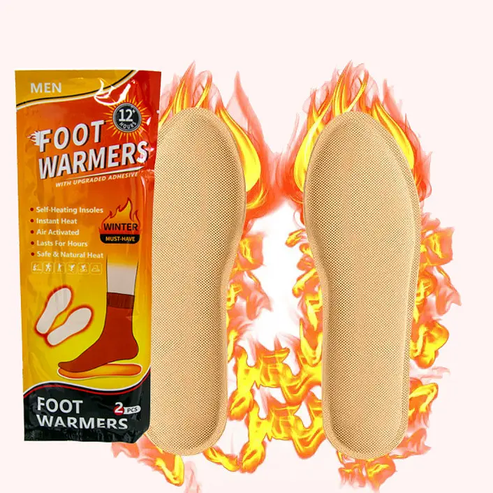 Термостельки для обуви Foot Warmers MEN 40-44, химические стельки с подогревом - фото 2