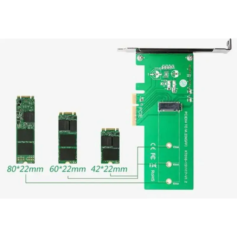Контролер M.2 PCIe SSD to PCI-E Maiwo (KT016) - фото 8