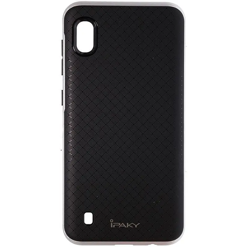 Чохол-накладка iPaky Bumblebee Series/PC Frame With TPU Case Samsung A105F Galaxy A10 Silver