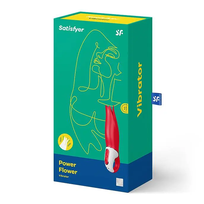 Вибратор Satisfyer Power Flower 18.8 см красный - фото 5