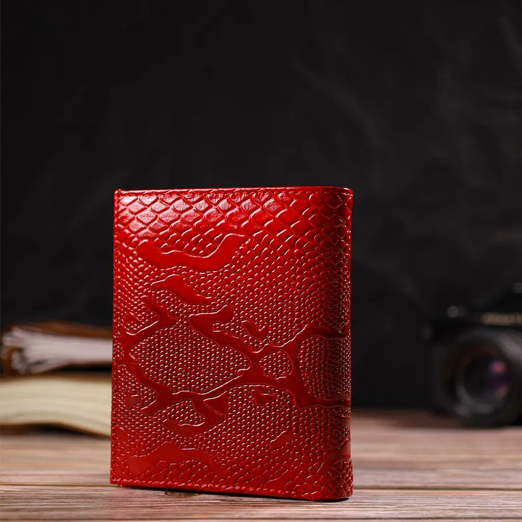 Женский кожаный кошелек Canpellini 12х9.8х1.5 см acs0025495 - фото 7