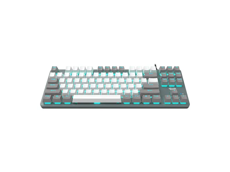 Клавіатура Aula Wind F3287 Mechanical White/Grey KRGD Blue USB EN/UA (6948391240688) - фото 2
