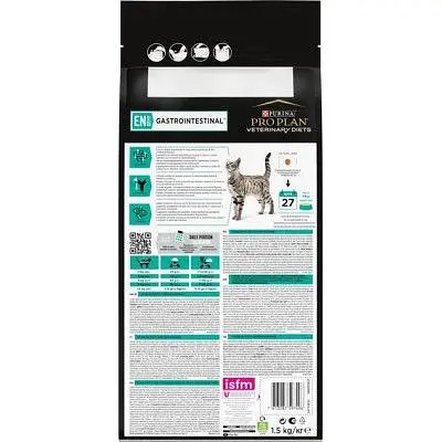 Сухий корм для кішок Purina Pro Plan Veterinary Diets EN з хворобами шлунково-кишкового тракту 1.5 кг (7613035160682) - фото 3