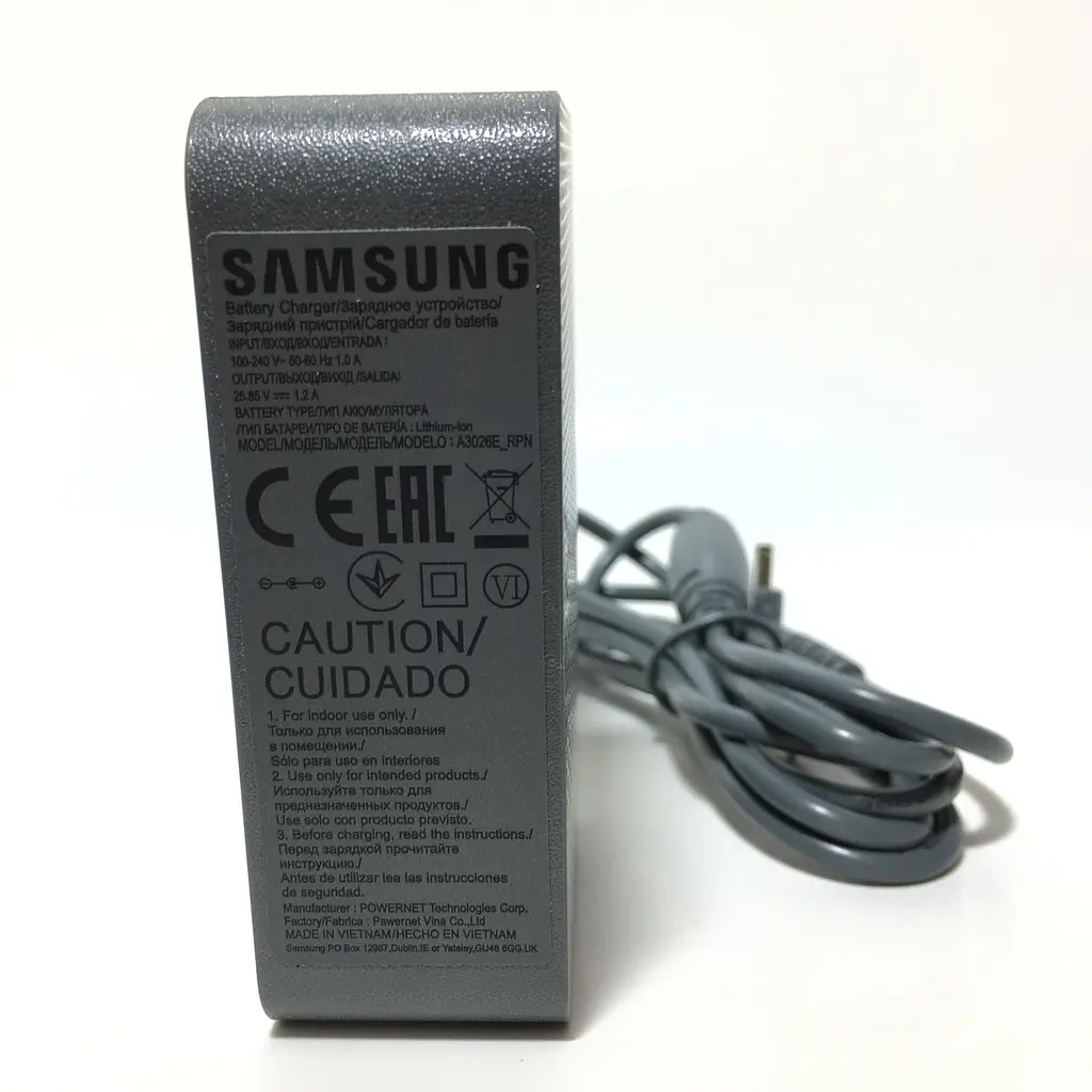 Зарядное устройство для аккумуляторного пылесоса Samsung VS15T7031R4 VS15T7036R5 VS20T7532T1, DJ44-00007C - фото 5